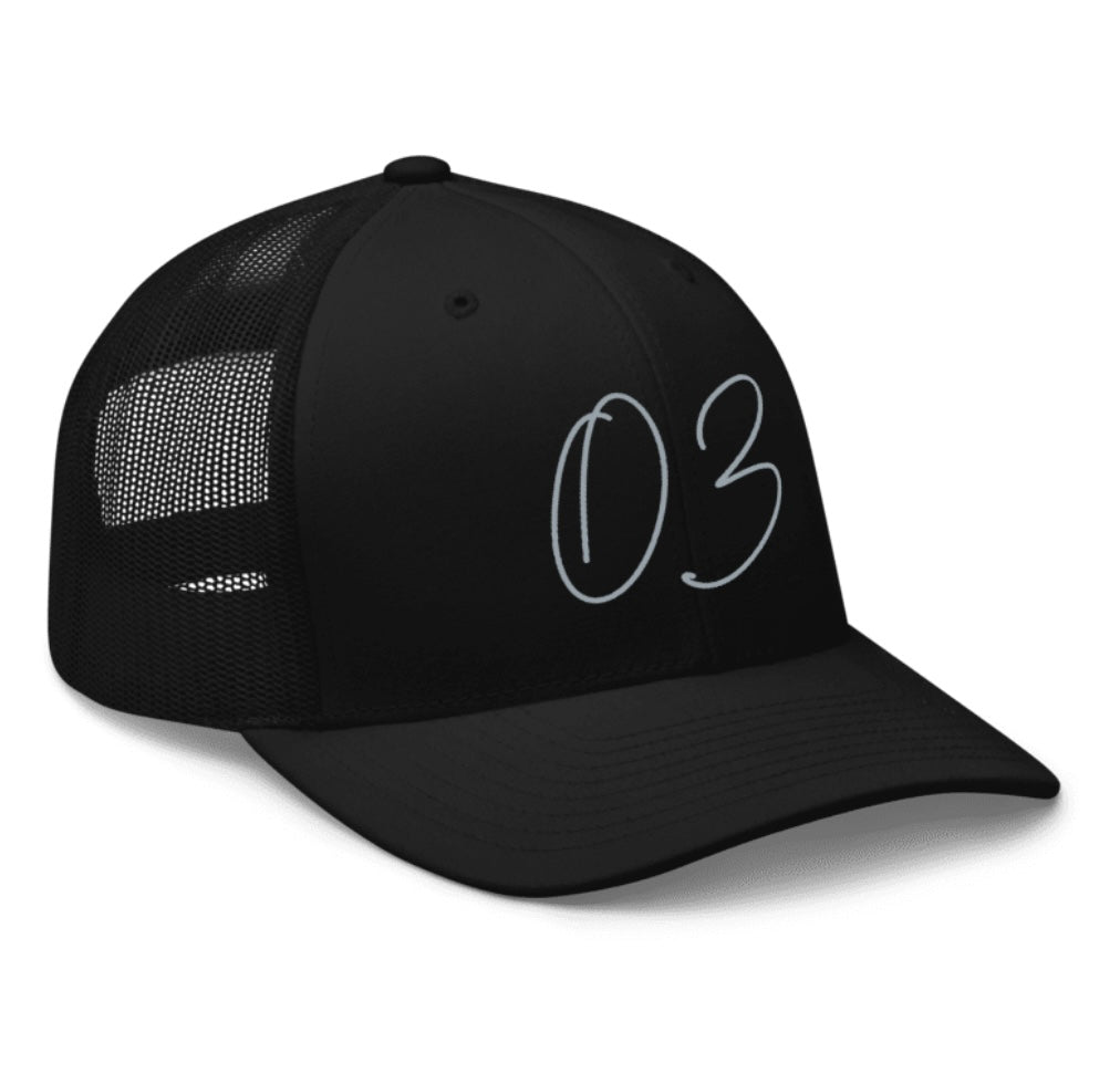 OzApparel - Grey Script Logo Hat